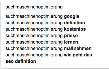 Google-Suggest
