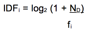 IDF-Formel