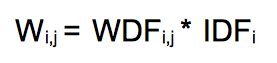 WDF * IDF Formel